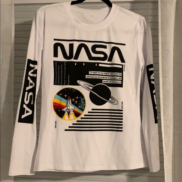 NASA long sleeve top size small NWOT - Picture 2 of 4